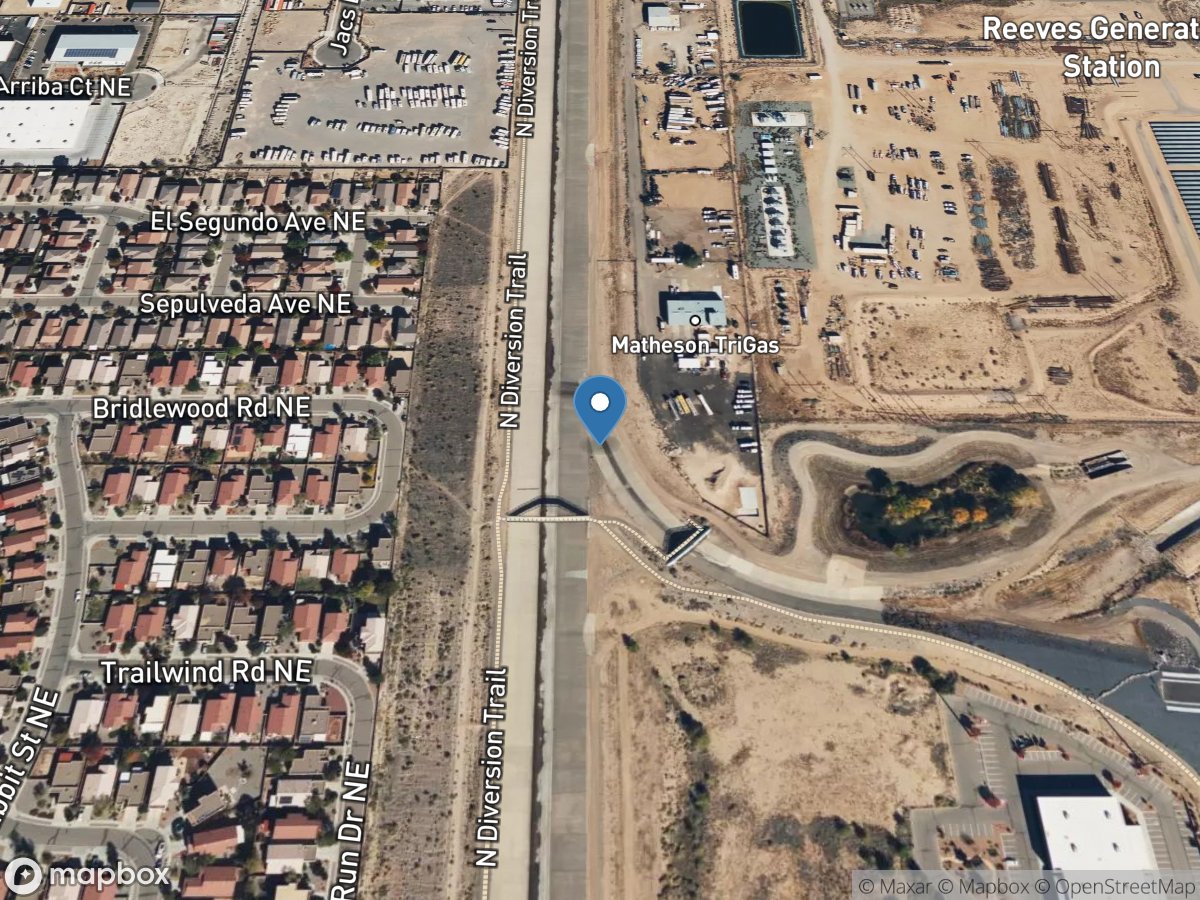 North Pino Arroyo Outfall location