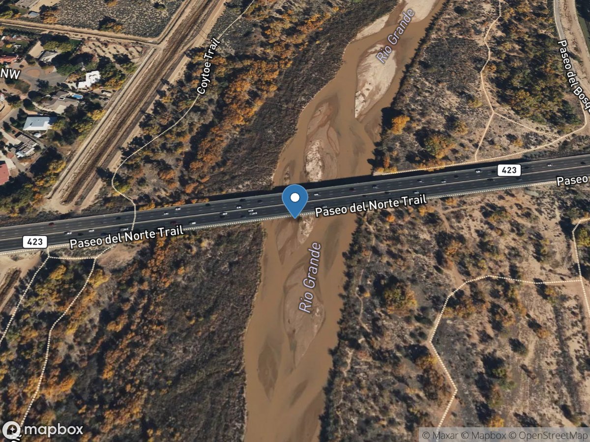 Rio Grande near Alameda, NM location