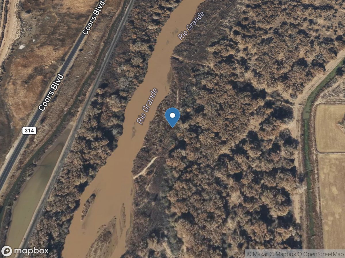 Rio Grande near Bosque Farms, NM location