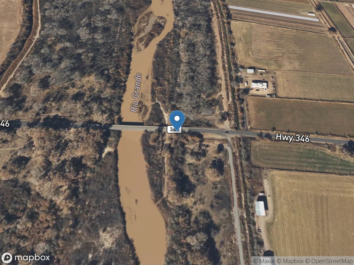 Rio Grande at State Highway 346 near Bosque, NM location