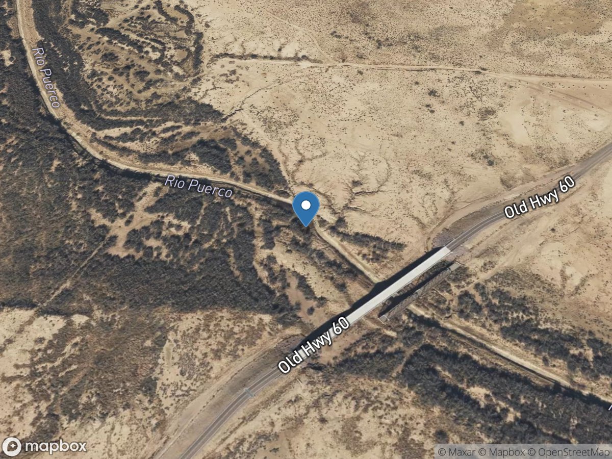 Rio Puerco near Bernardo, NM location