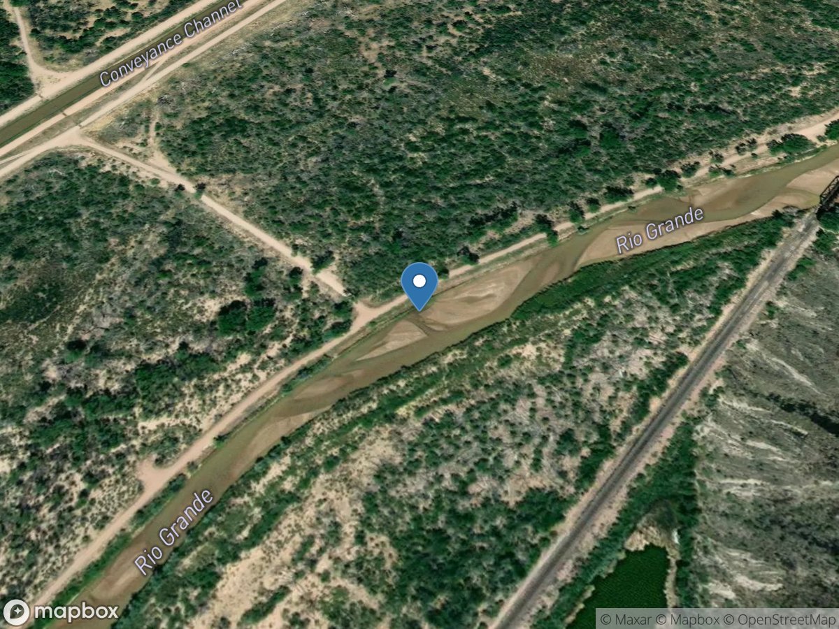 Rio Grande Floodway at San Marcial, NM location