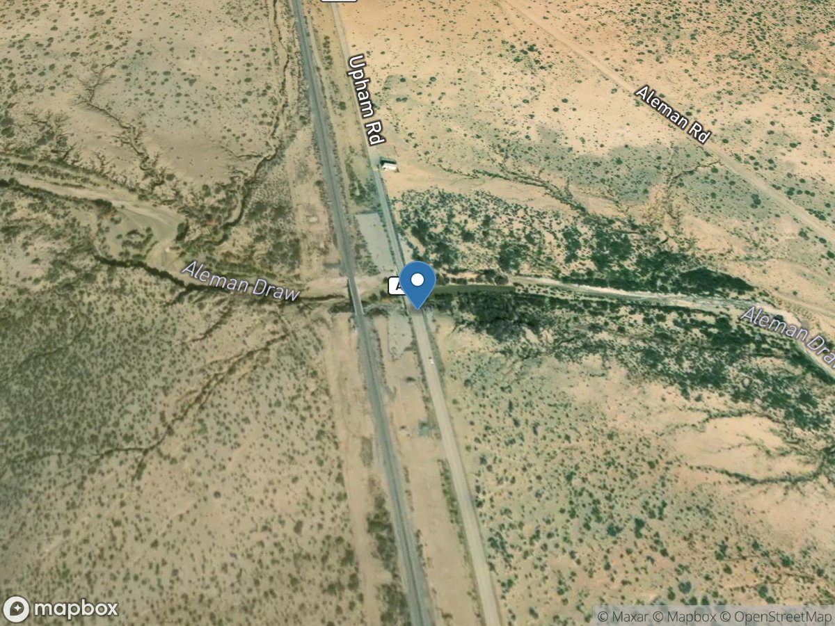 Aleman Draw at Aleman, NM location