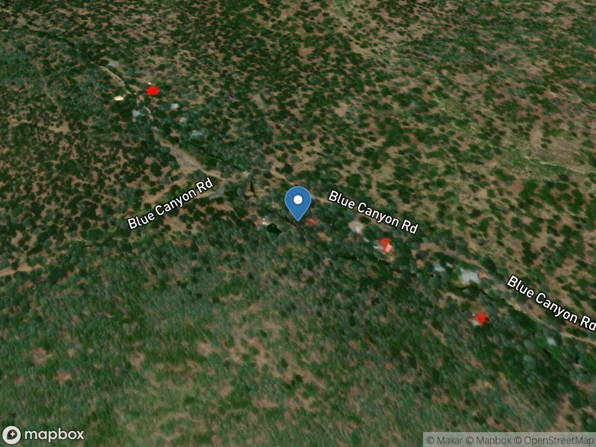 Blue Canyon Creek near El Porvenir, NM location