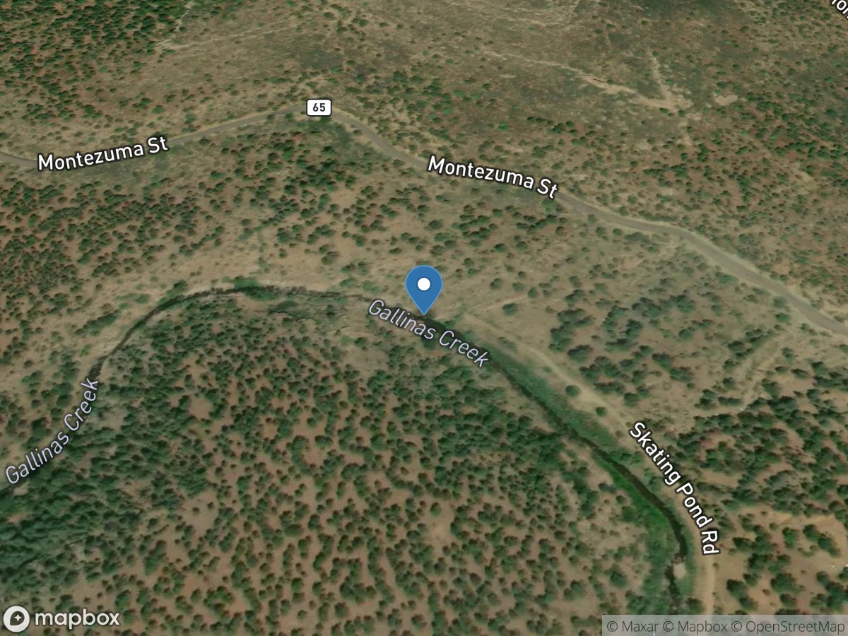 Gallinas Creek near Montezuma, NM location