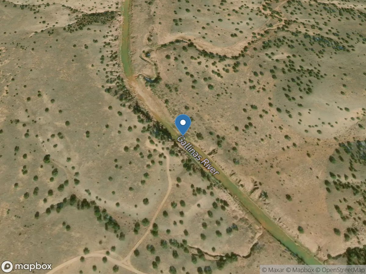 Gallinas River near Colonias, NM location