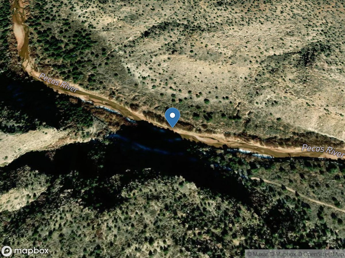 Pecos River above Santa Rosa Lake, NM location