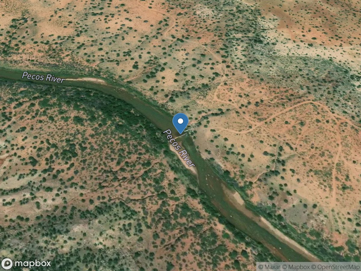 Pecos River near Puerto DE Luna, NM location