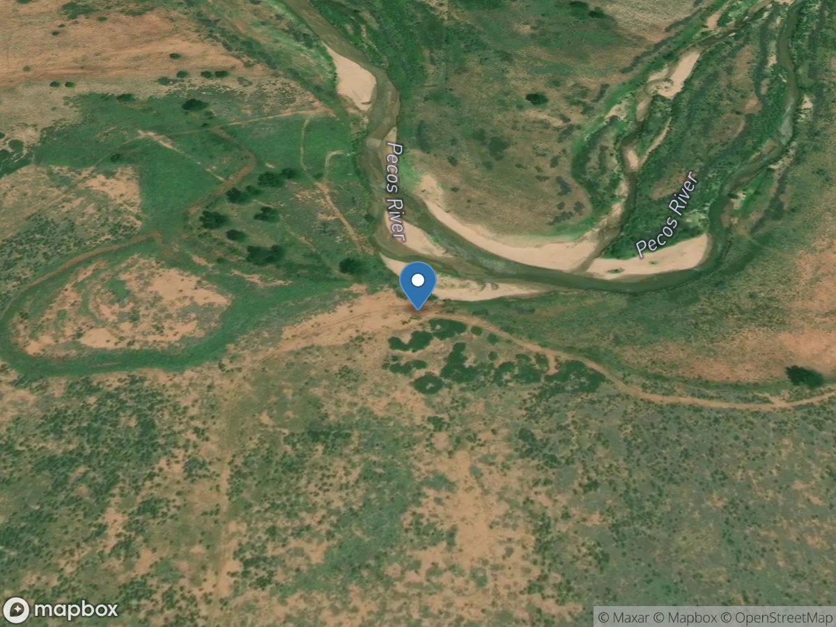 Pecos River below Taiban Creek near Fort Sumner,NM location