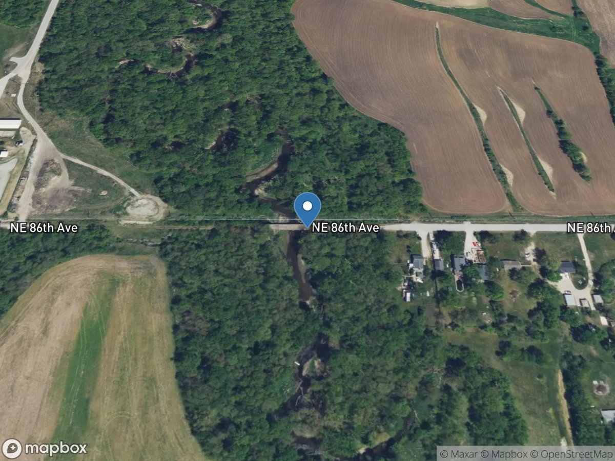 Fourmile Creek near Ankeny, IA DS1 location