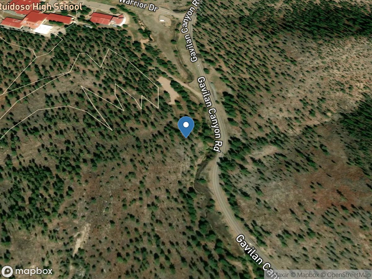 Gavilan Canyon at Skunk Canyon near Hollywood, NM location