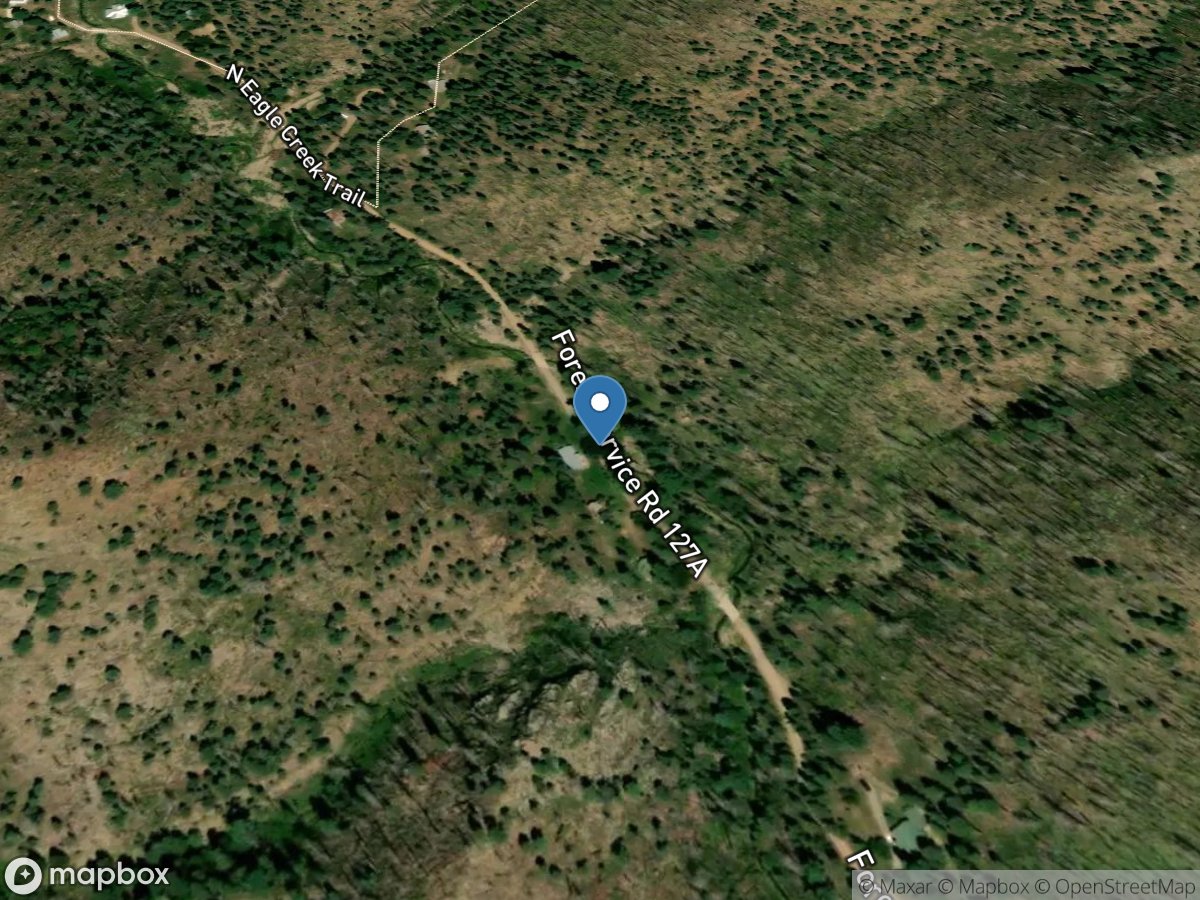 North Fork Eagle Creek near Alto, NM location