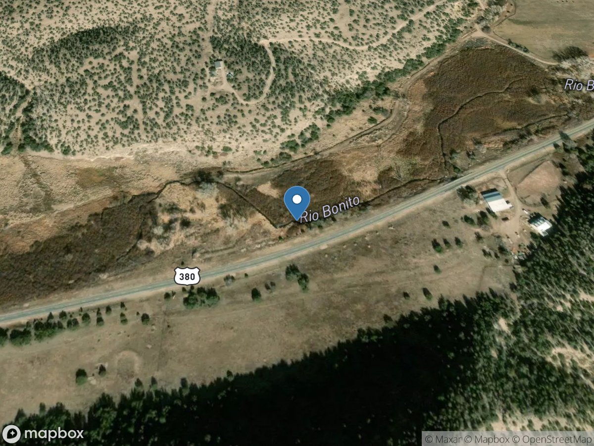 Rio Bonito near Lincoln, NM location