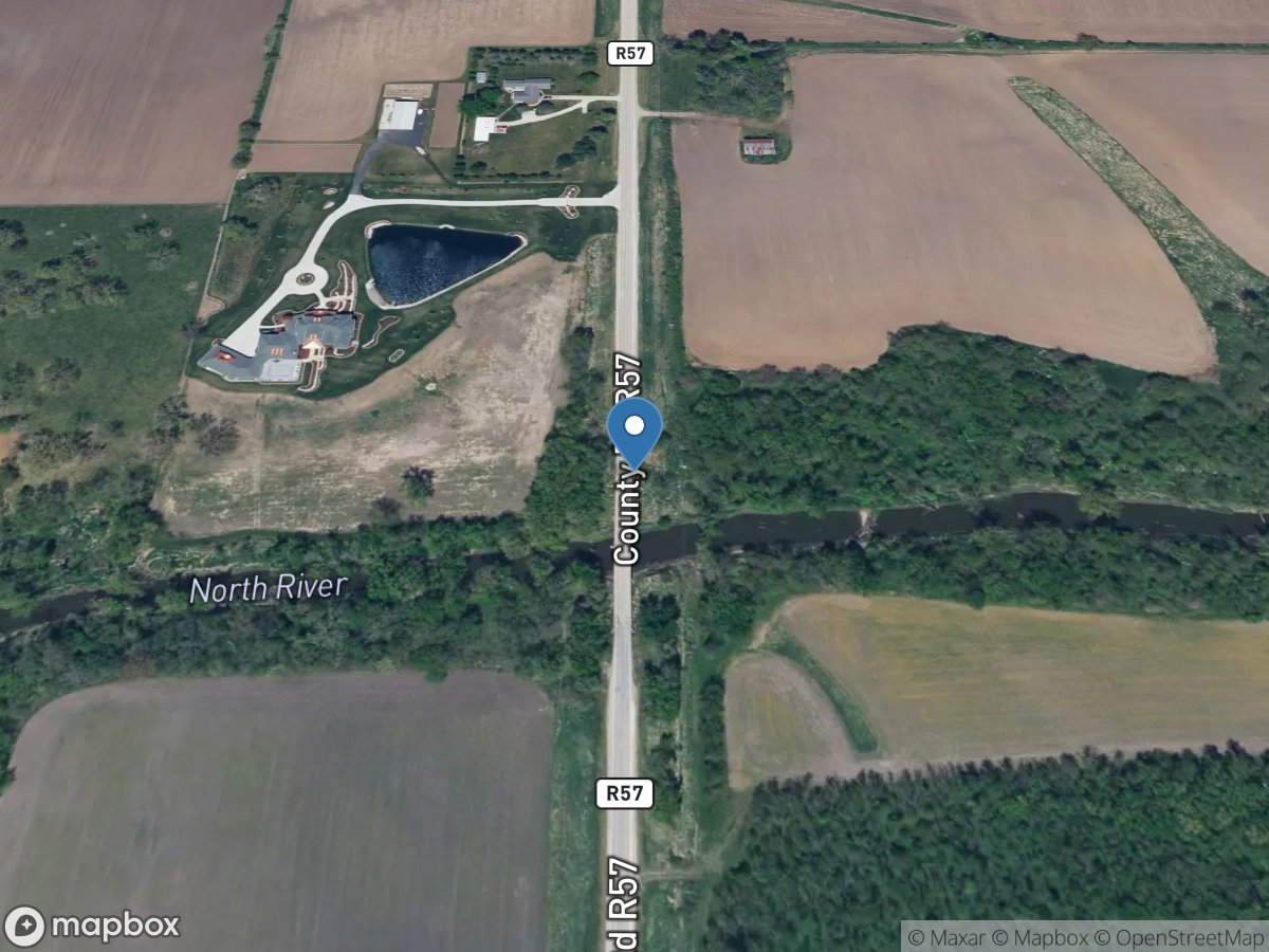 North River near Norwalk, IA location