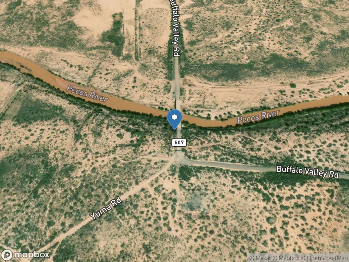 Pecos River near Lake Arthur, NM location