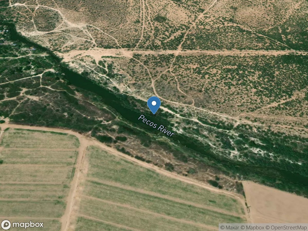 Pecos River below Dark Canyon at Carlsbad, NM location