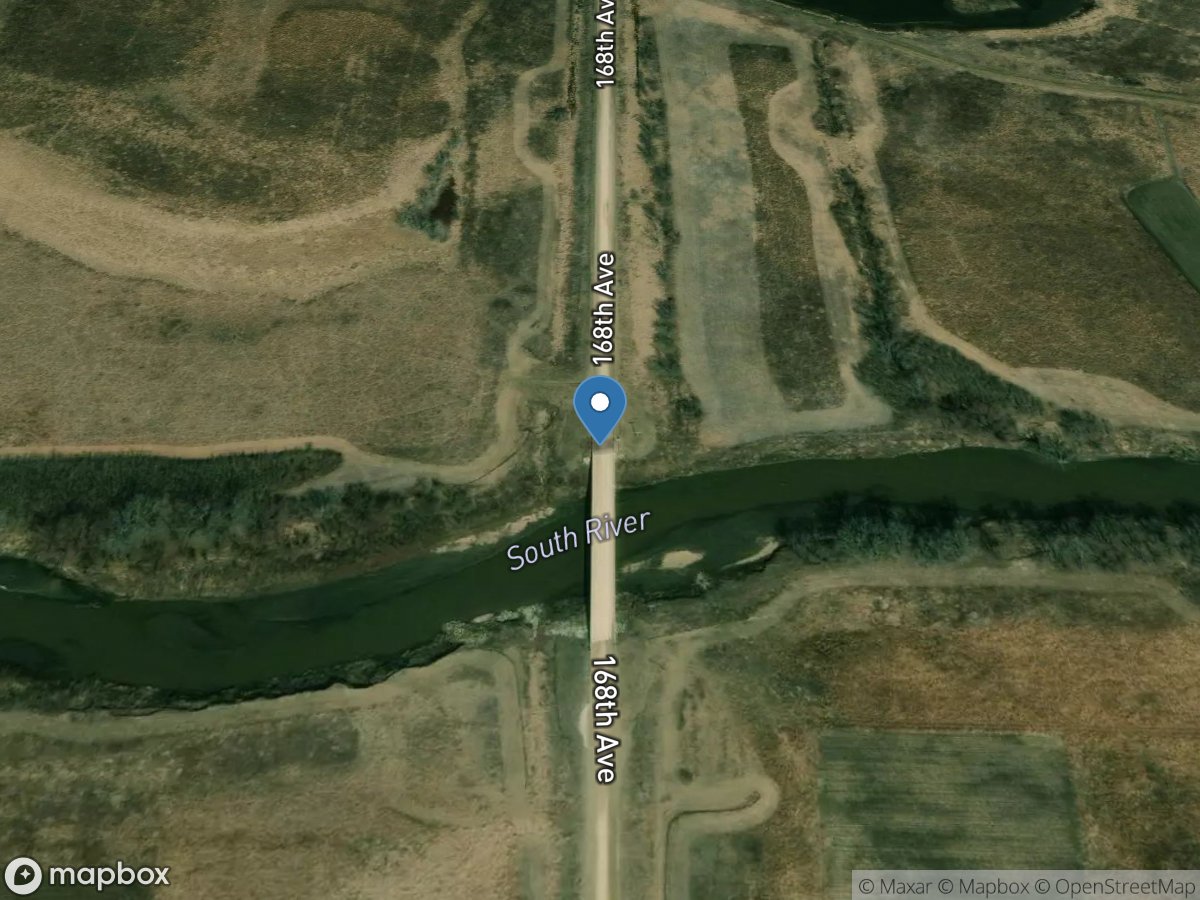 South River near Ackworth, IA location