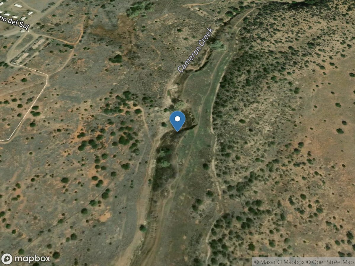 Cameron Creek at Central, NM location