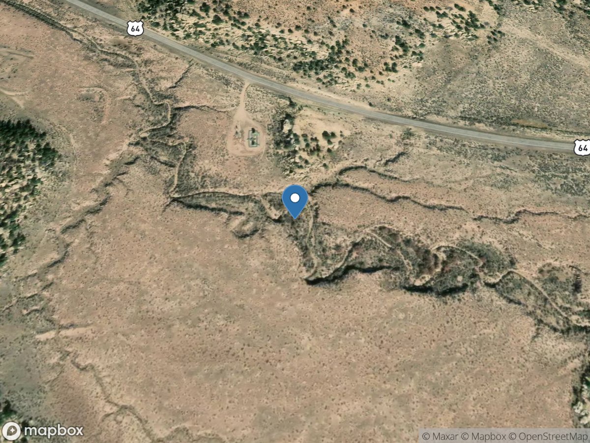 Gobernador Canyon Nr. Gobernador, NM location