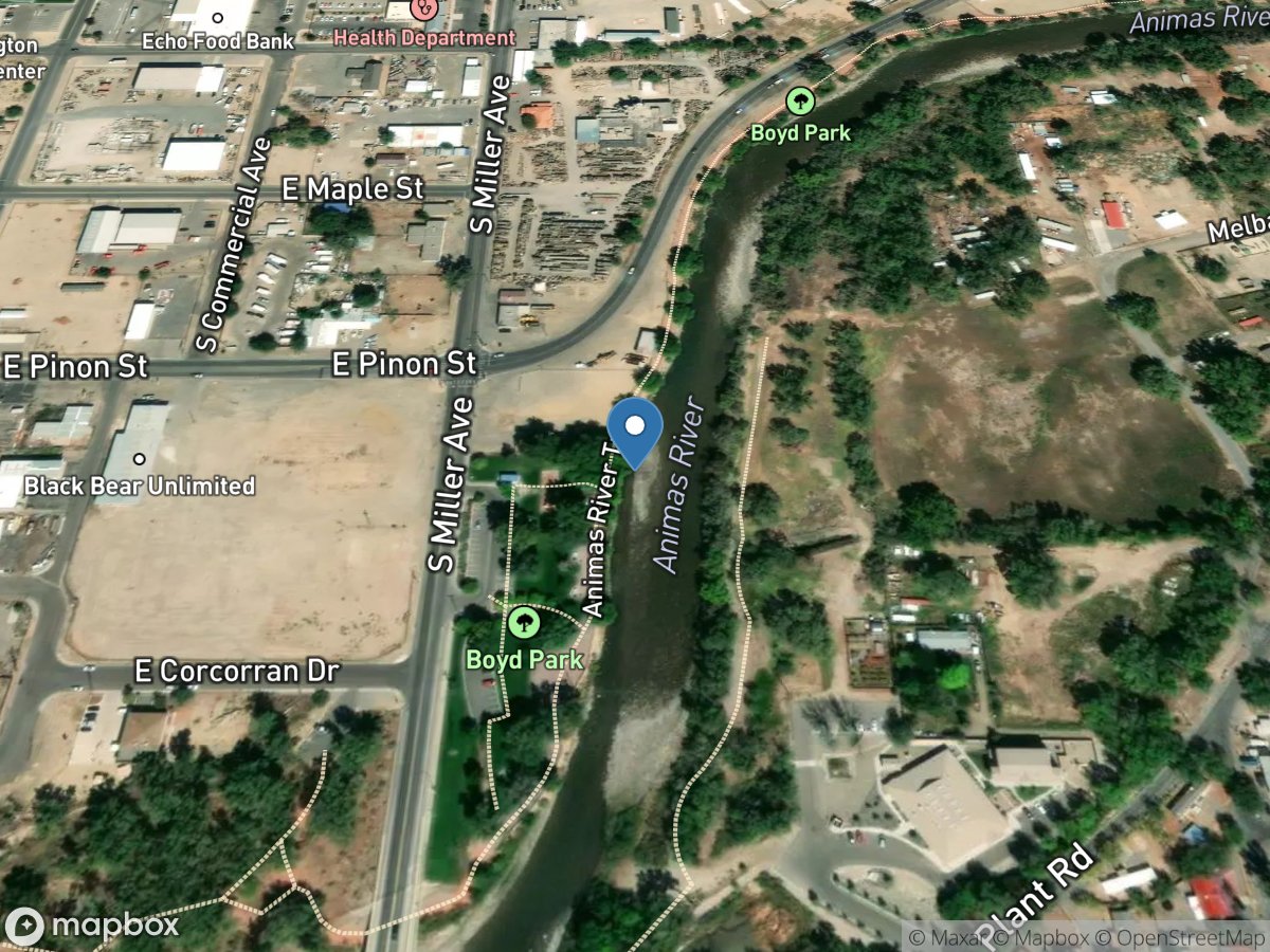 Animas River at Farmington, NM location