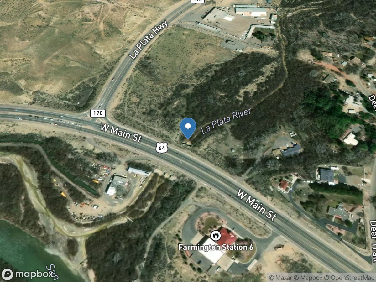 LA Plata River near Farmington, NM location