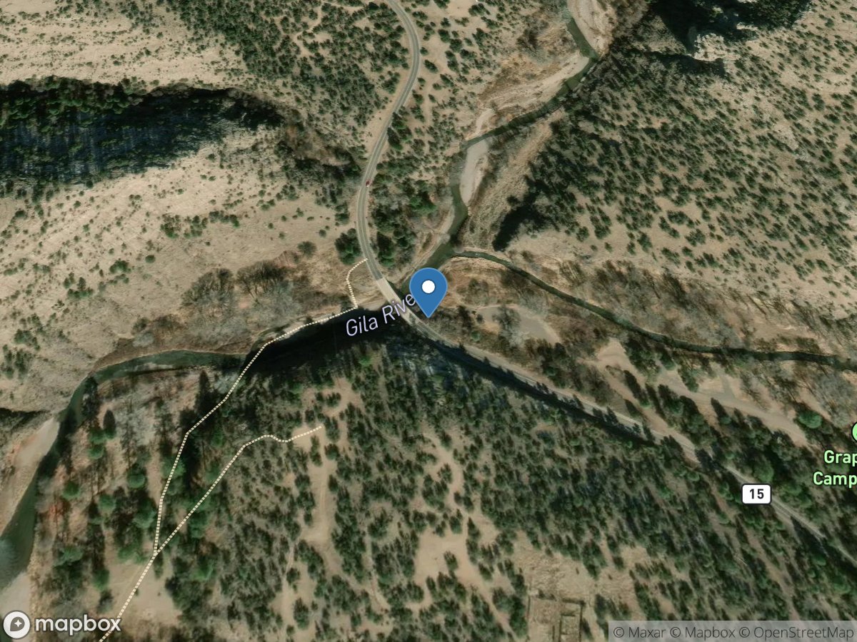Gila River near Gila Hot Springs, NM location