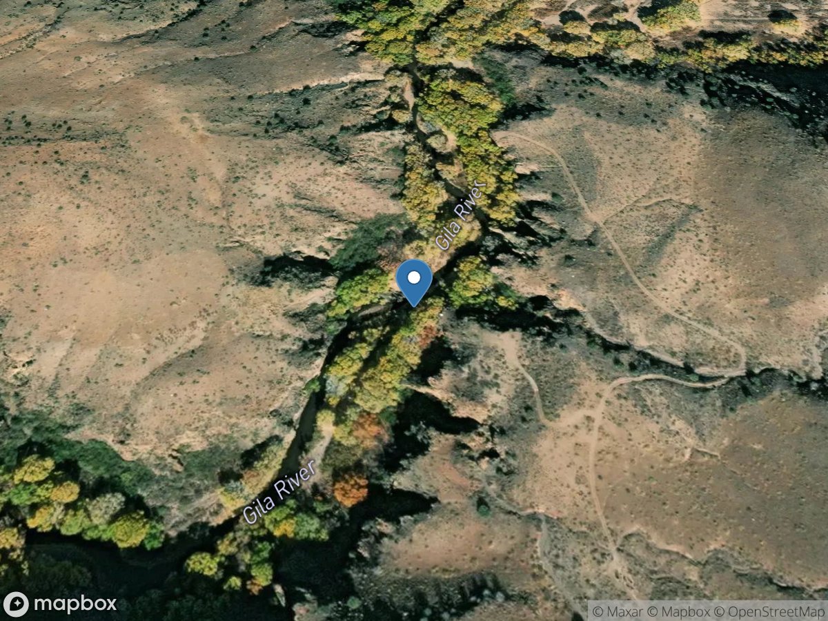 Gila River below Blue Creek, near Virden, NM location