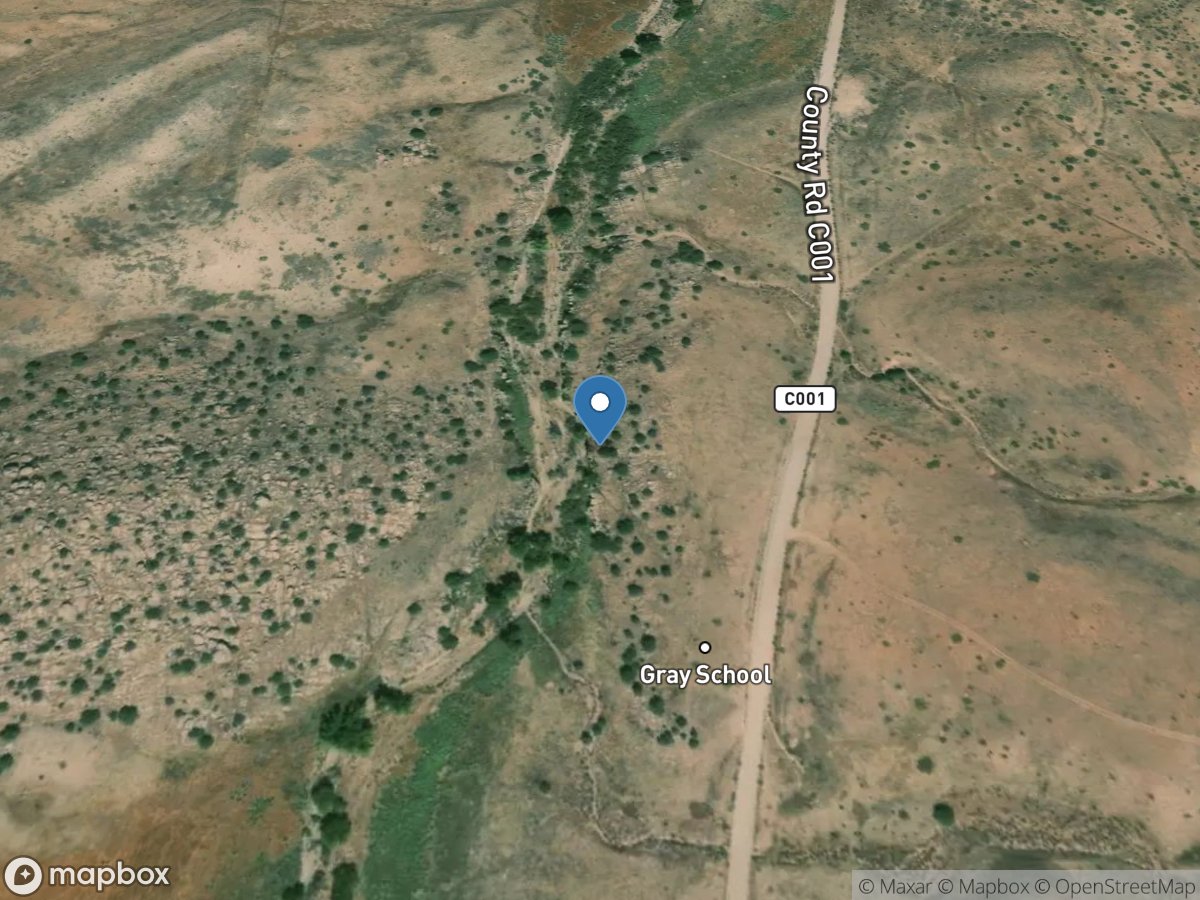 Animas Creek Nr. Cloverdale, NM location