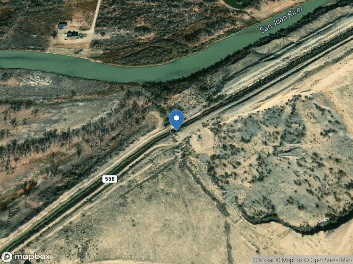 Fruitland Canal Flume Satellite Transmitter location