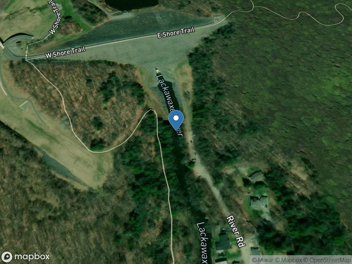 West Branch Lackawaxen River at Prompton, PA location