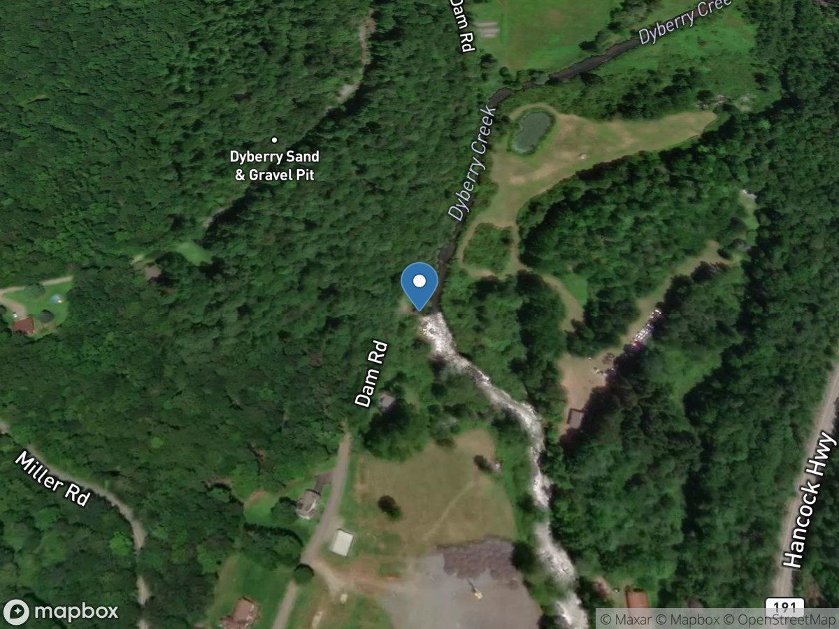 Dyberry Creek near Honesdale, PA location