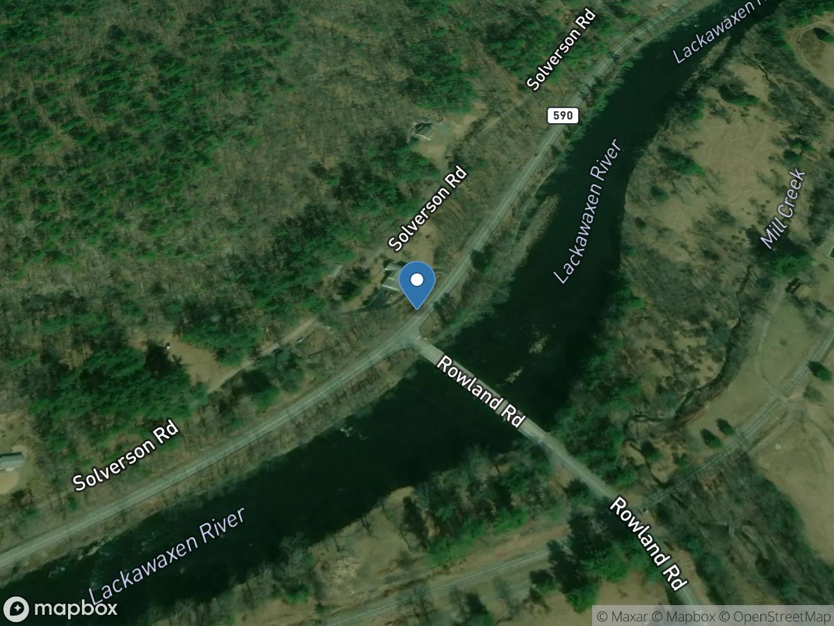 Lackawaxen River at Rowland, PA location