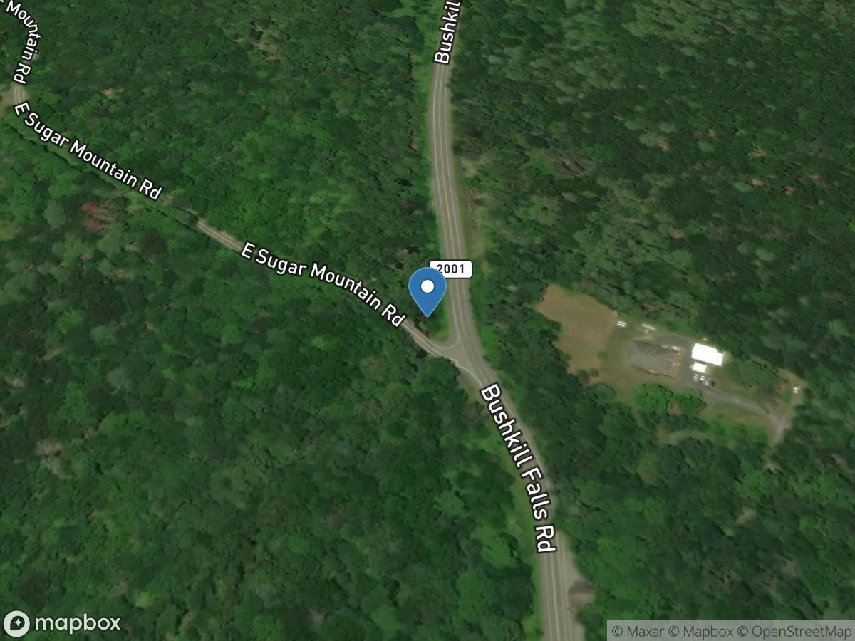 Little Bush Kill Creek at Bushkill, PA location