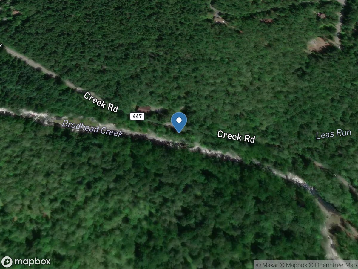 Brodhead Creek near Analomink, PA location