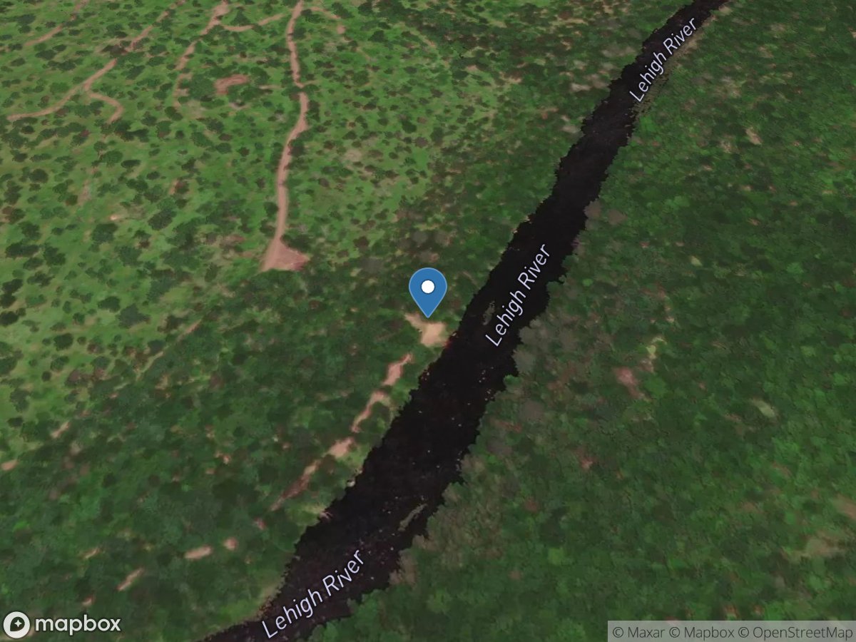 Lehigh River bl Francis East Walter Reservoir near White Haven PA location