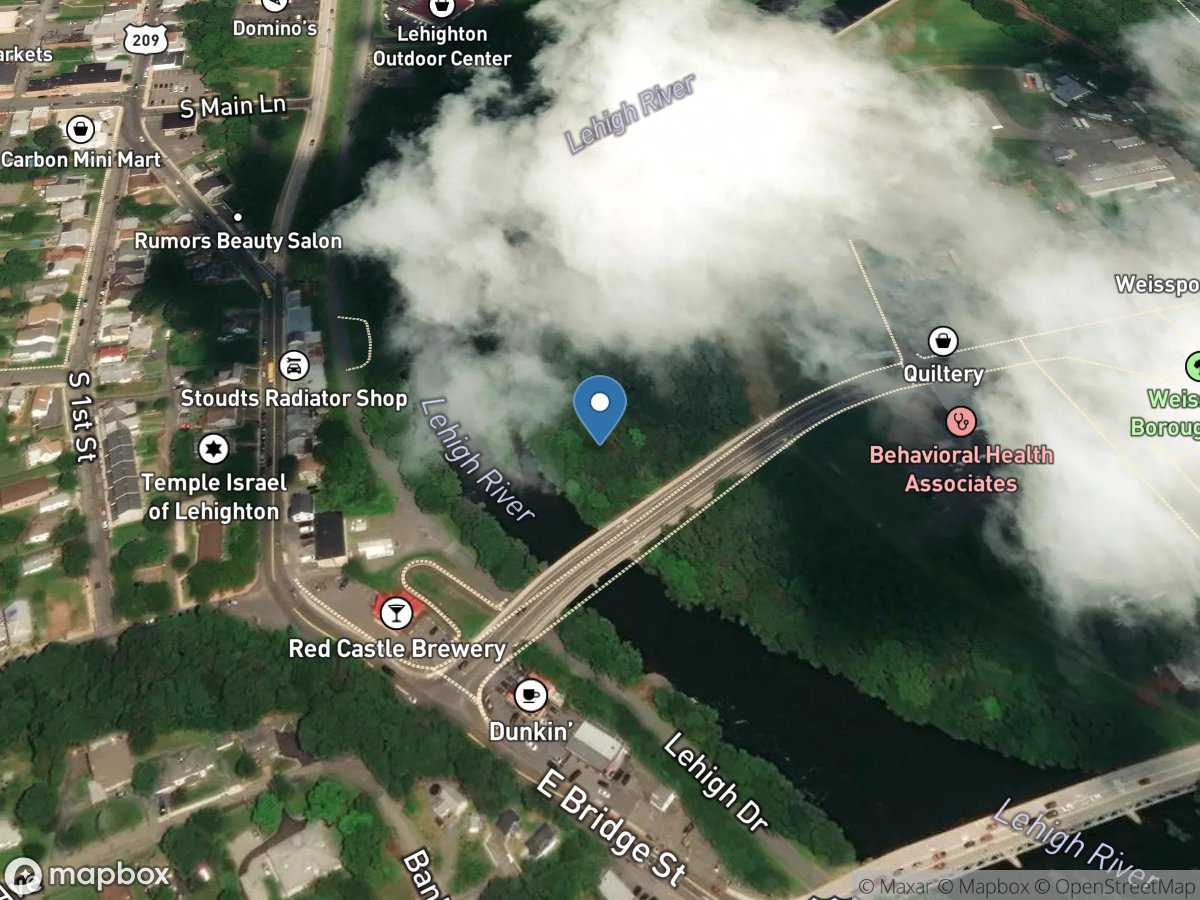 Lehigh River at Lehighton, PA location