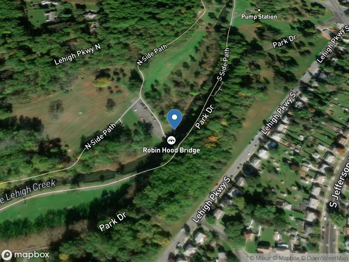 Little Lehigh Creek near Allentown, PA location