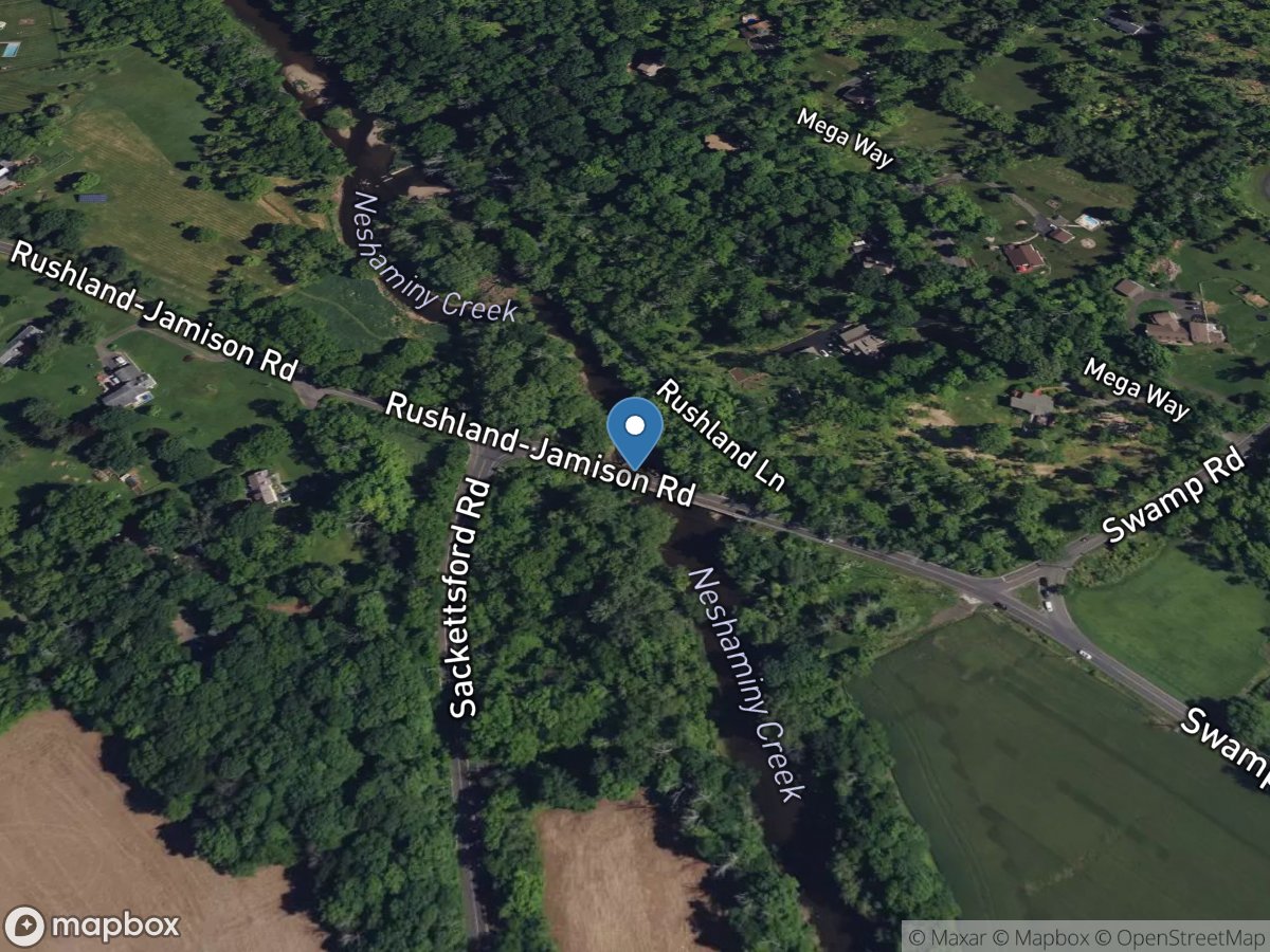 Neshaminy Creek near Rushland, PA location