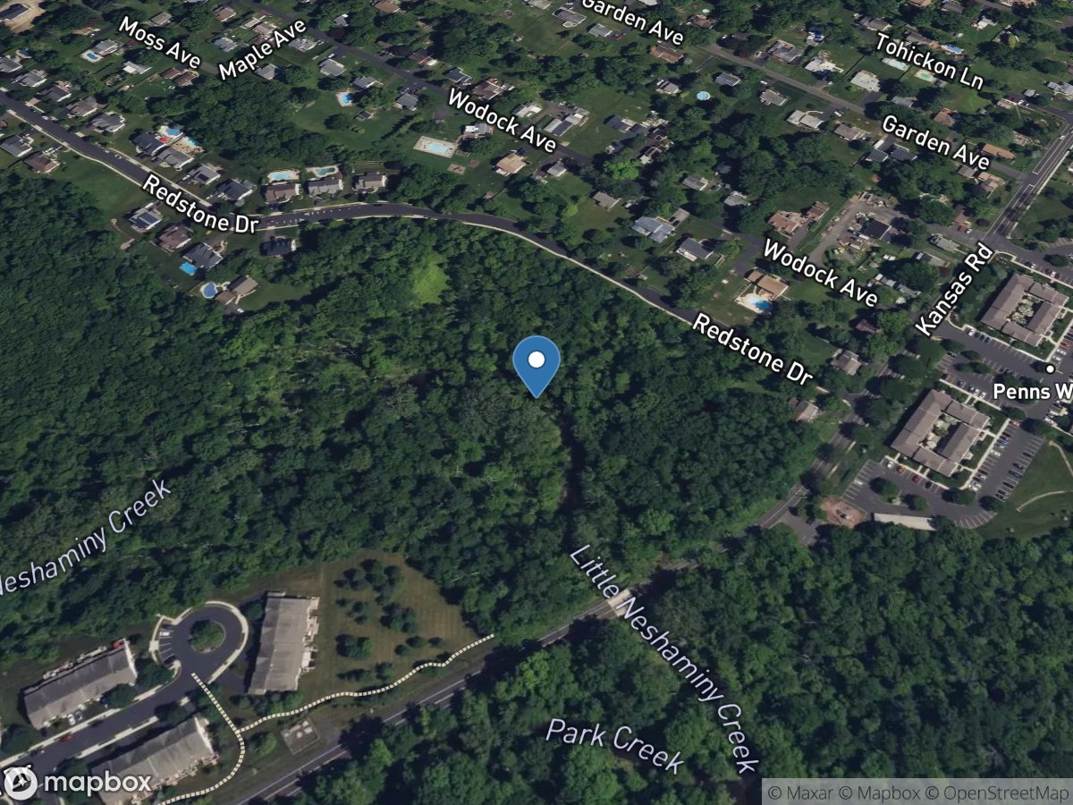 Little Neshaminy Creek at Neshaminy, PA location