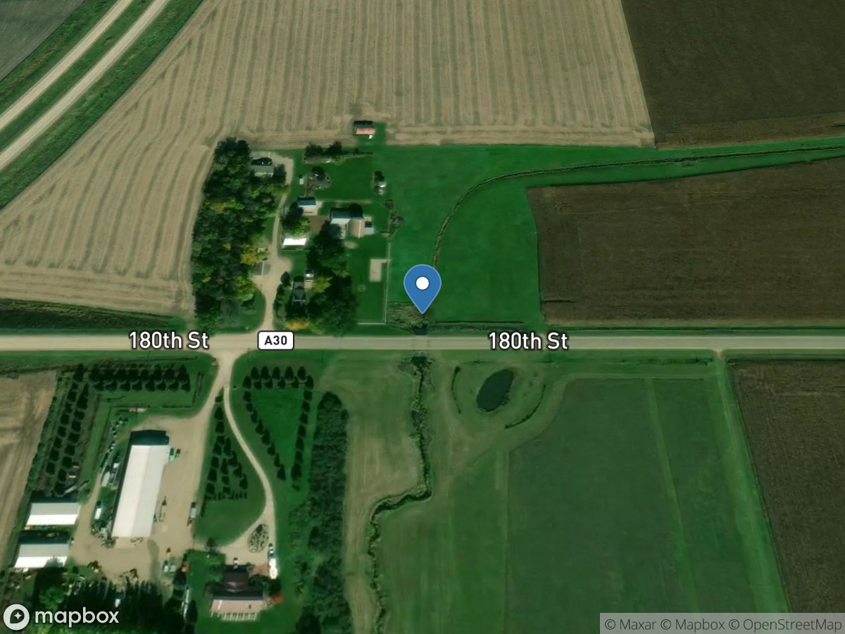 Dawson Creek near Sibley, IA location