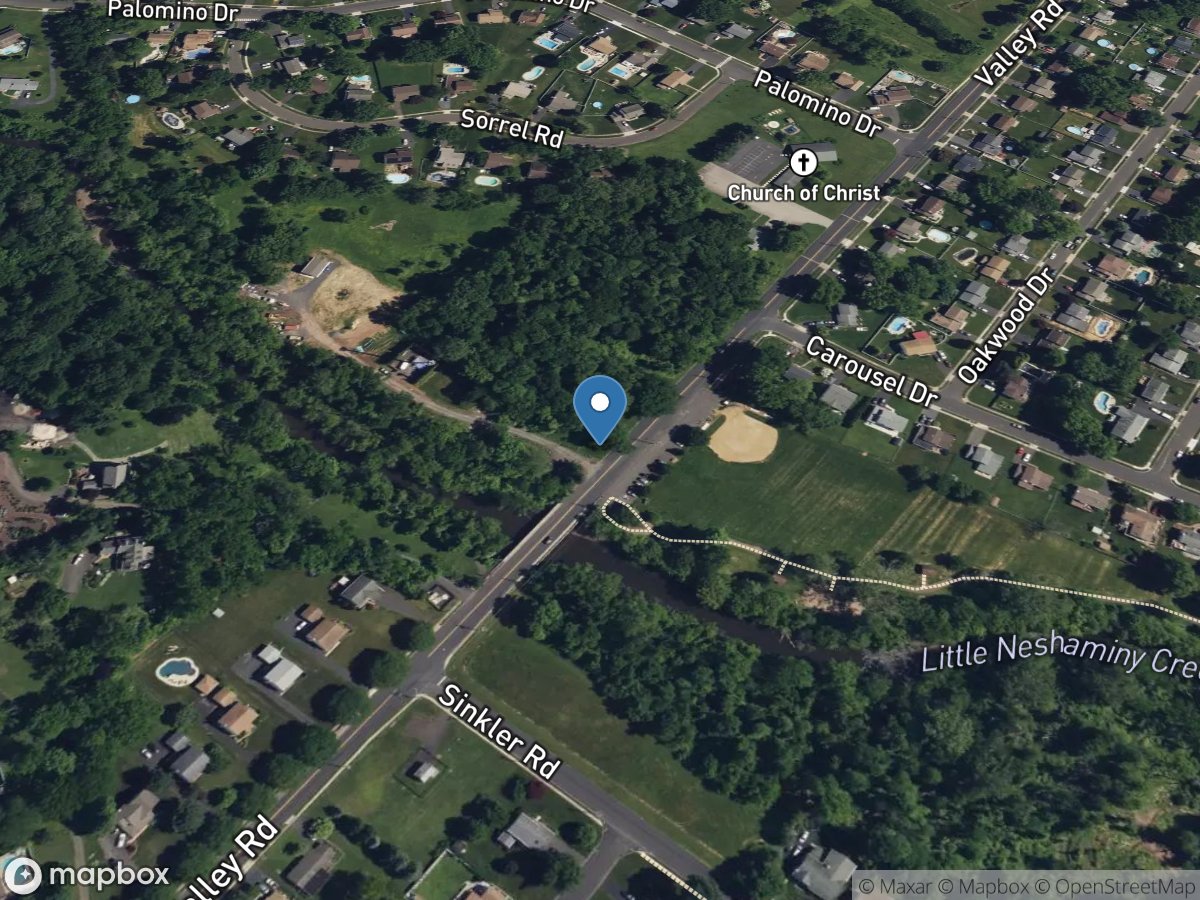 Little Neshaminy Creek at Valley Road near Neshaminy PA location