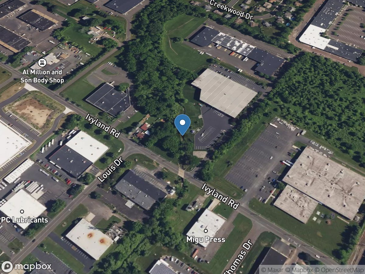 UT L Neshaminy Creek bl Ivyland Drive near Ivyland, PA location