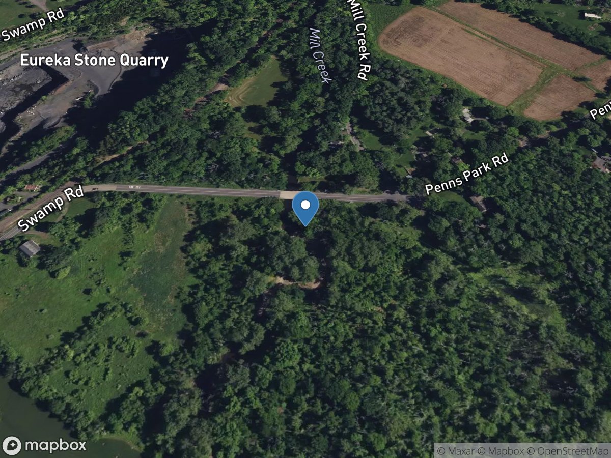 Mill Creek at Swamp Road (REF-2) at Rushland, PA location