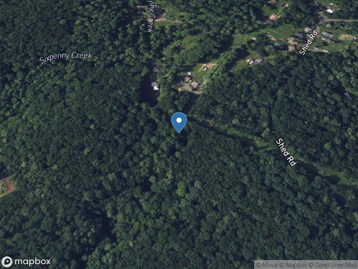 Unnamed Tributary to Sixpenny Crk near Kulptown, PA location