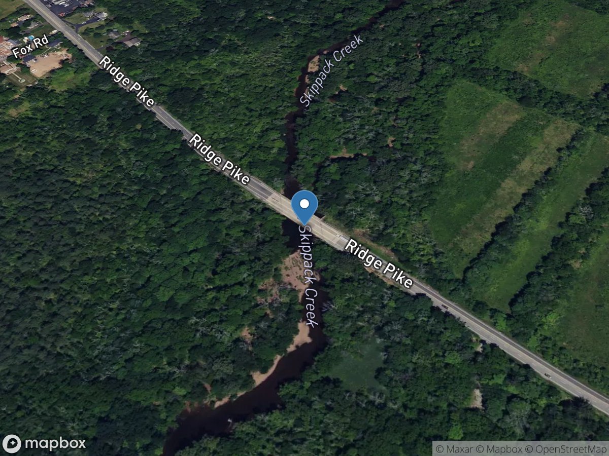 Skippack Creek at Evansburg, PA location