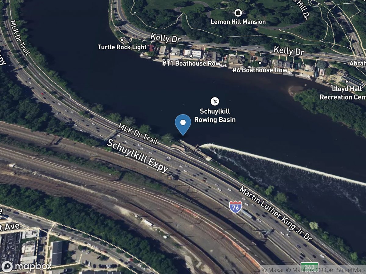 Schuylkill River at Philadelphia, PA location