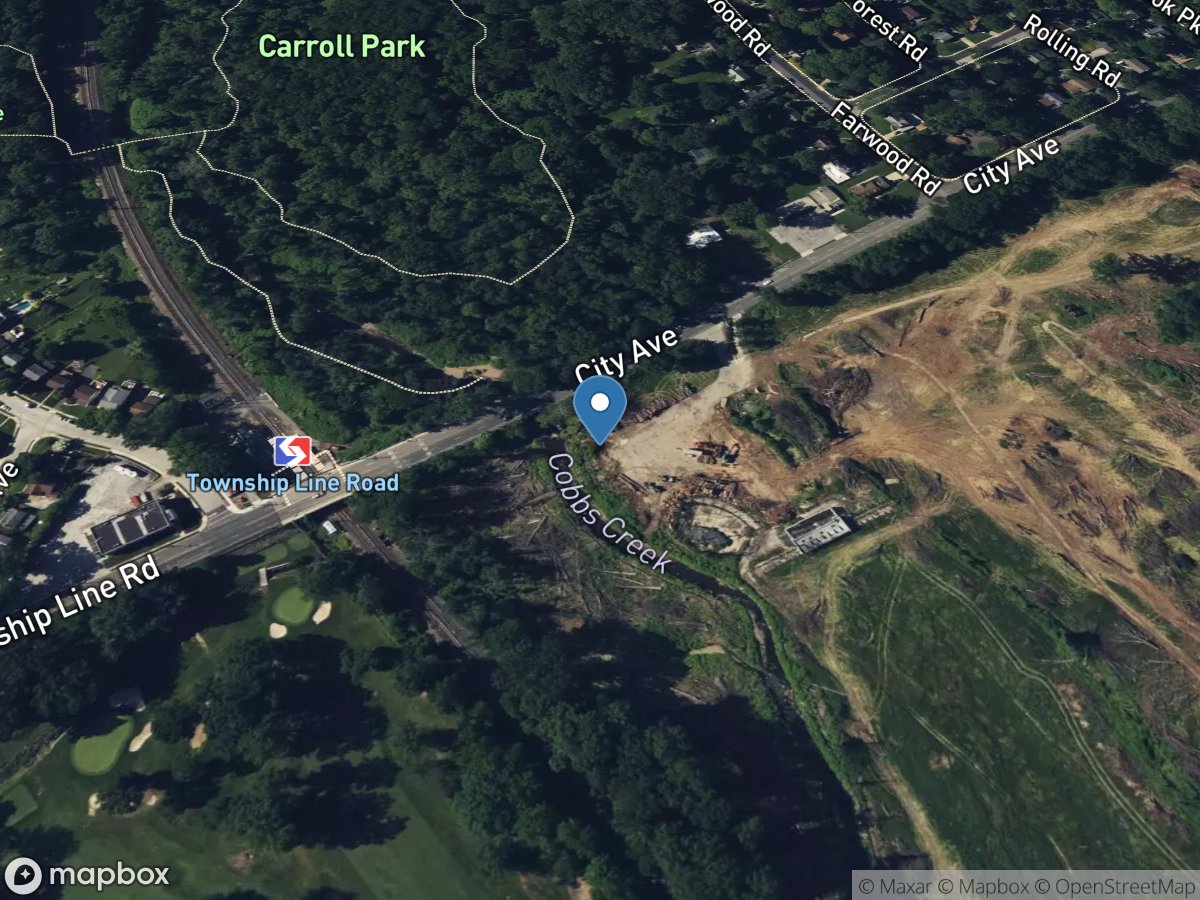 Cobbs Creek at U.S. Hghwy No. 1 at Philadelphia, PA location