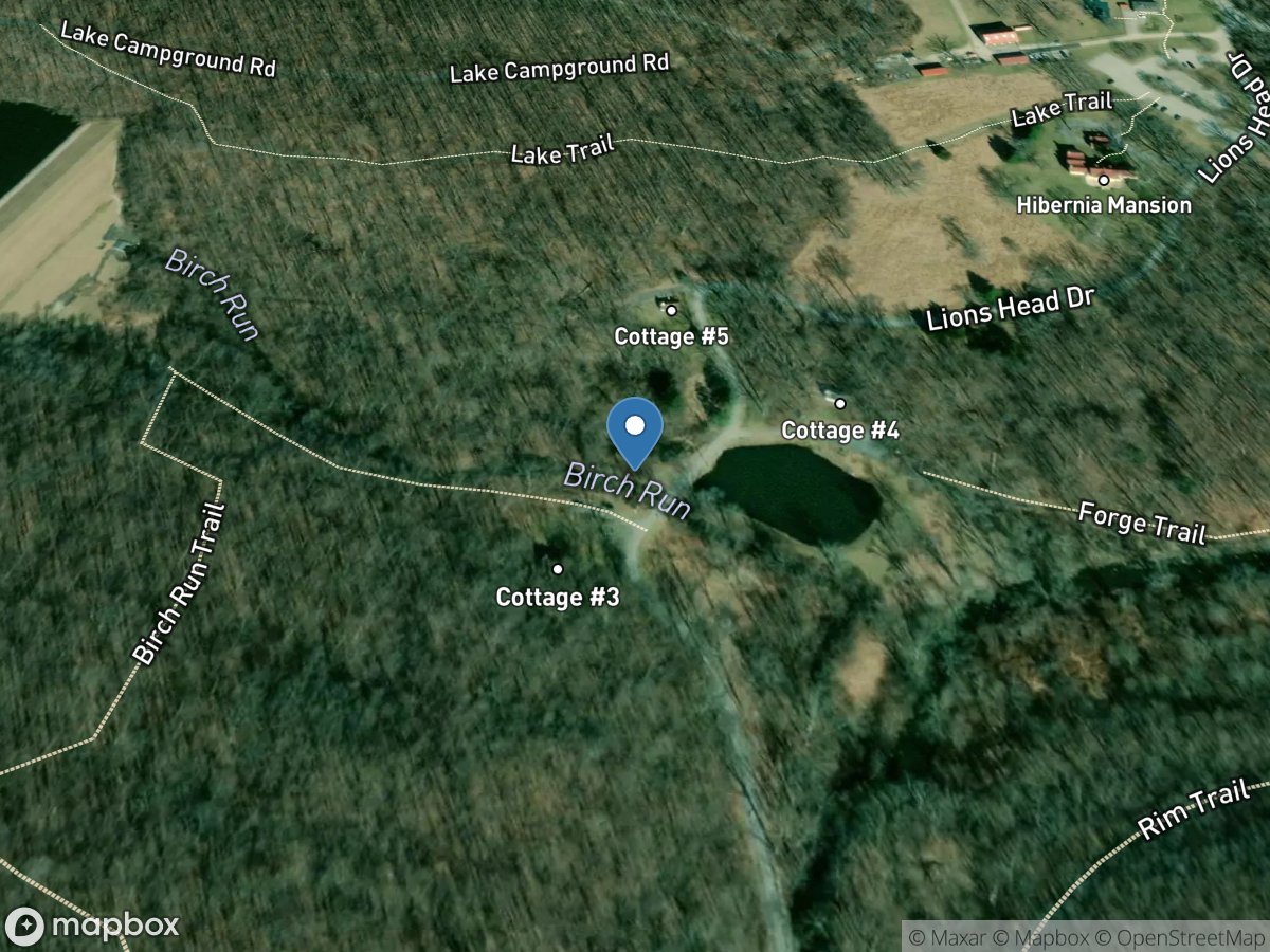 Birch Run near Wagontown, PA location