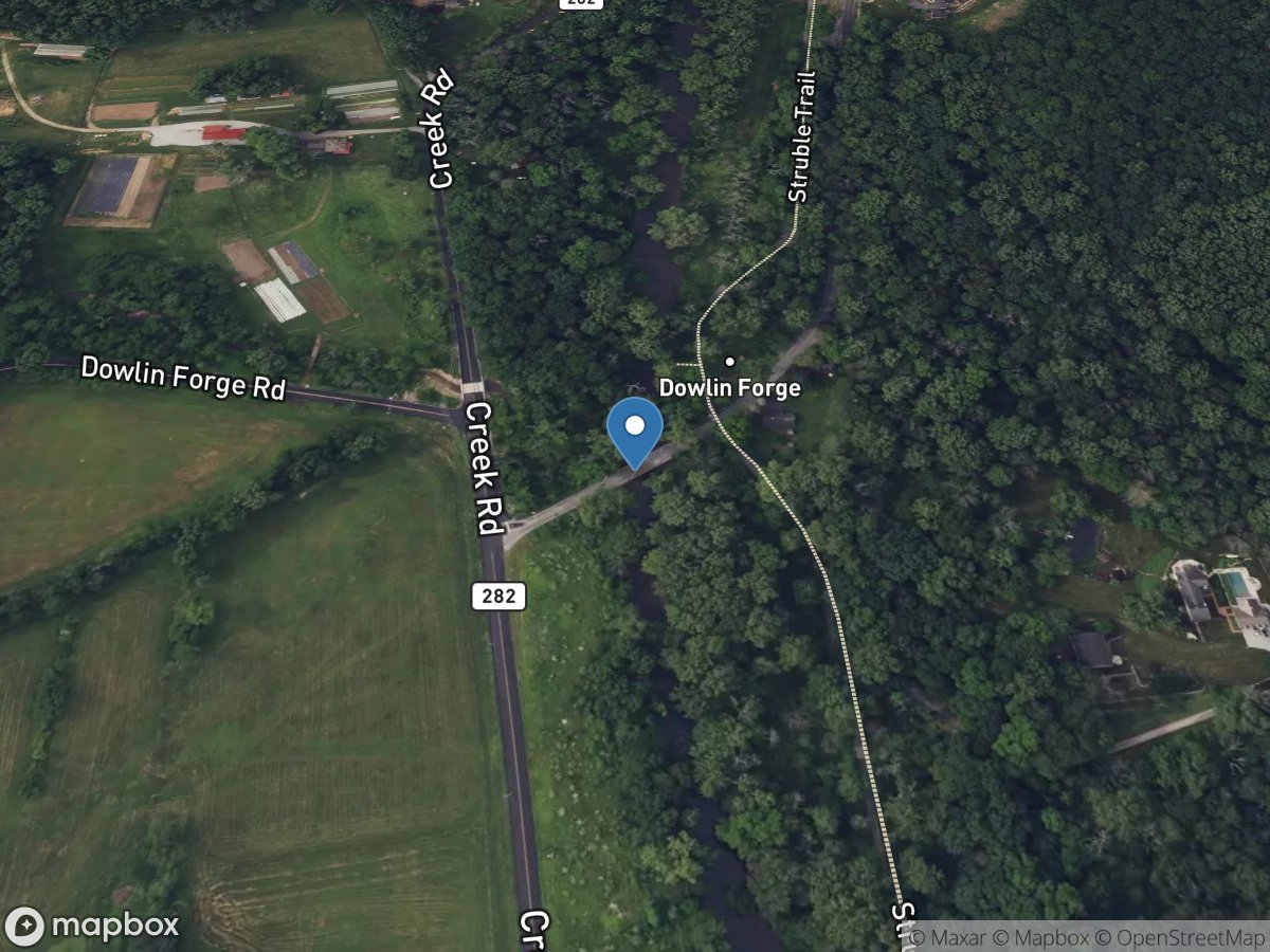 East Branch Brandywine Creek near Downingtown, PA location