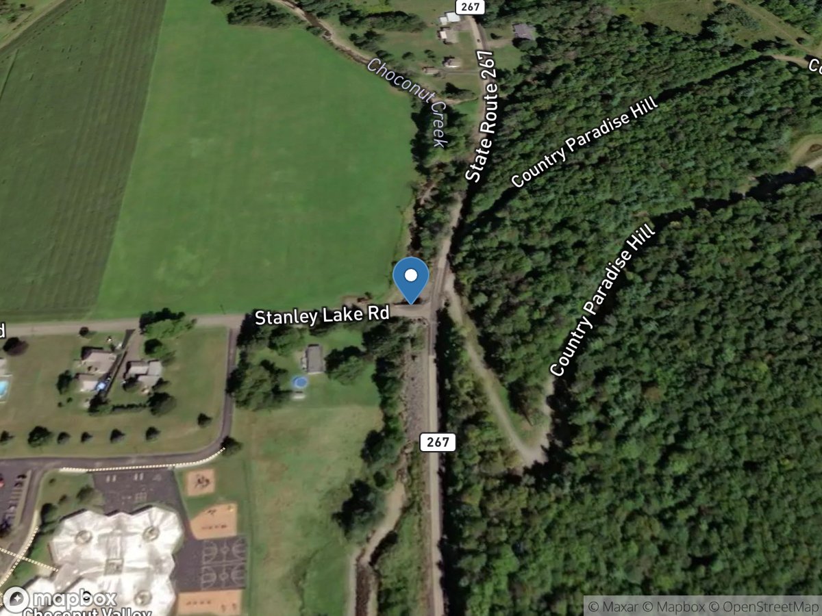 Choconut Creek near Choconut, PA location